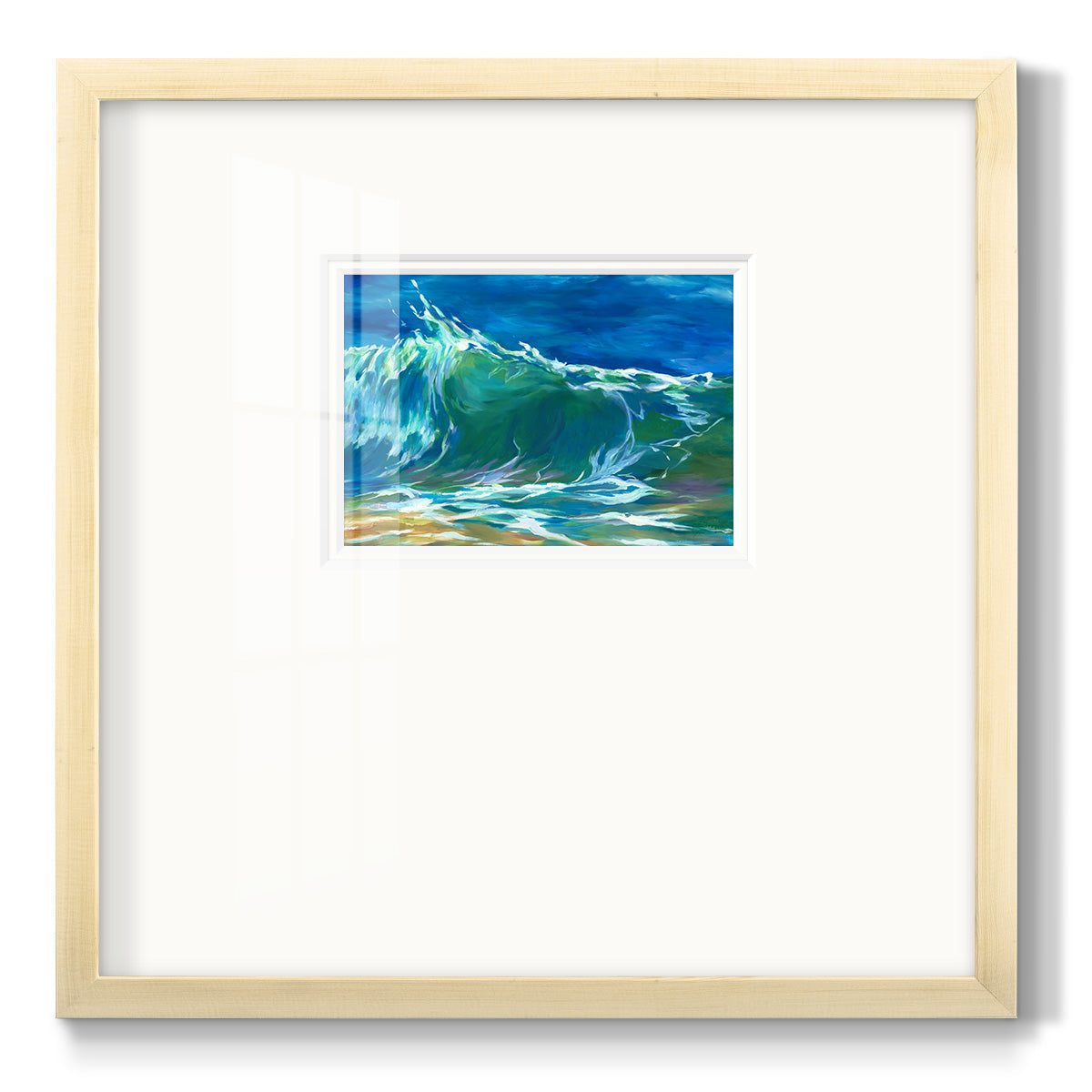 Green Flash - Double Matboard Framed Print
