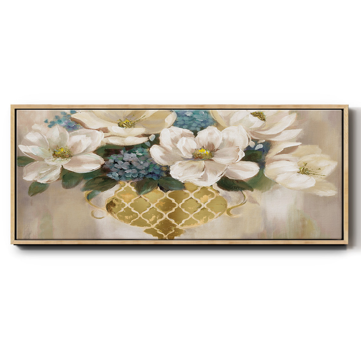Southern Magnolia - Floater Framed Canvas Print