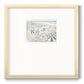 Subtle Beach- Premium Framed Print Double Matboard