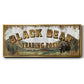 Black Bear Trading Post - Floater Framed Canvas Print