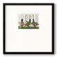 Pheasant Shooting Party Group 2 - Double Matboard Framed Print