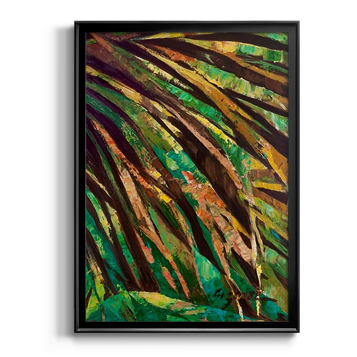 Las Palmas I - Modern Framed Canvas Print