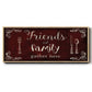 Friends and Family - Floater Framed Canvas Print