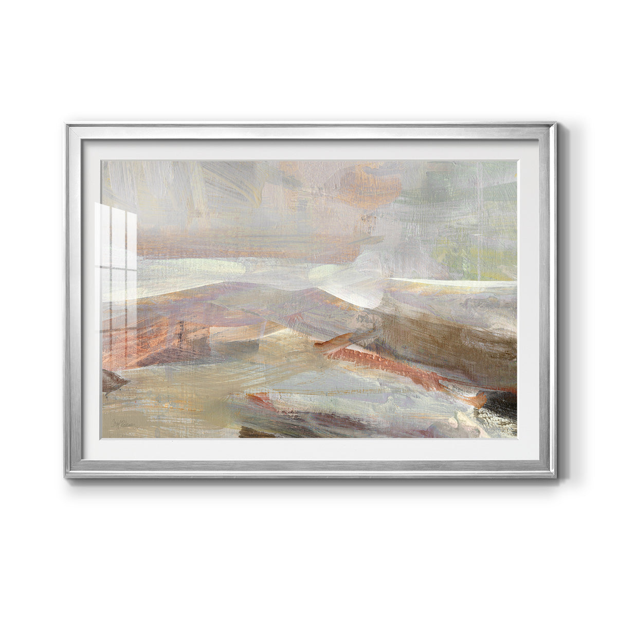 Distant Canyon - Modern Framed Art Print