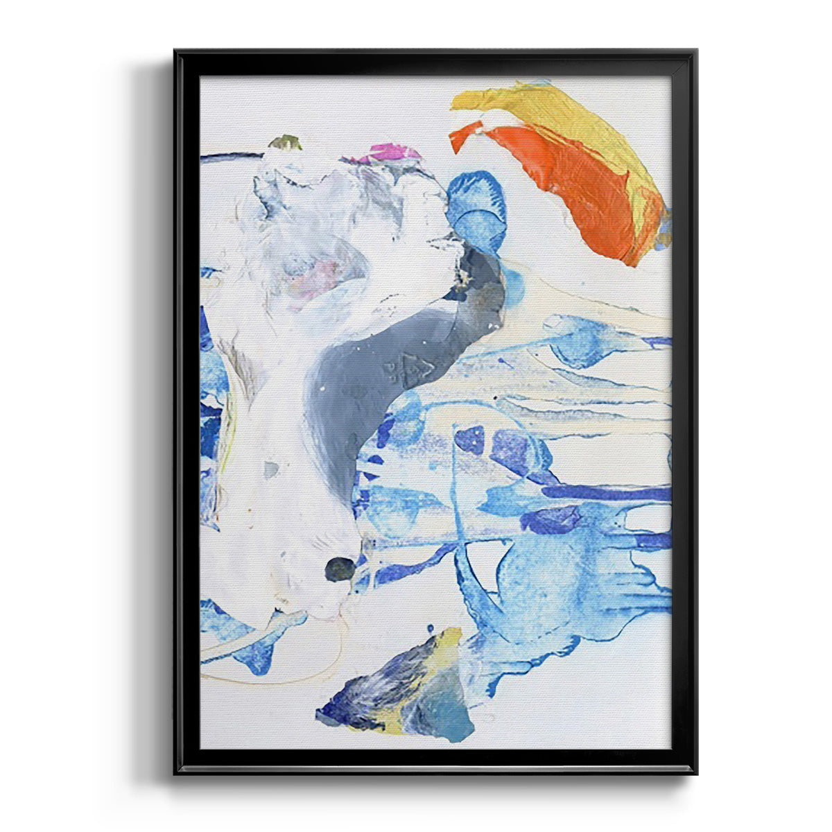 Evidence II - Modern Framed Canvas Print