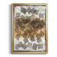 Raffia Palm II - Modern Framed Canvas Print