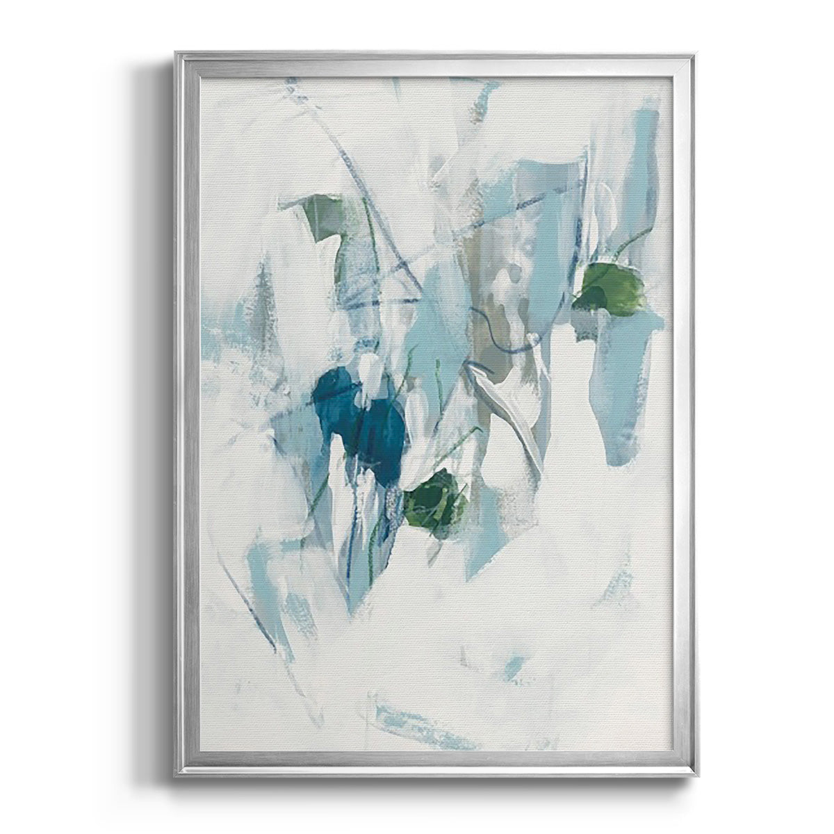 Ice Cavern II - Modern Framed Canvas Print