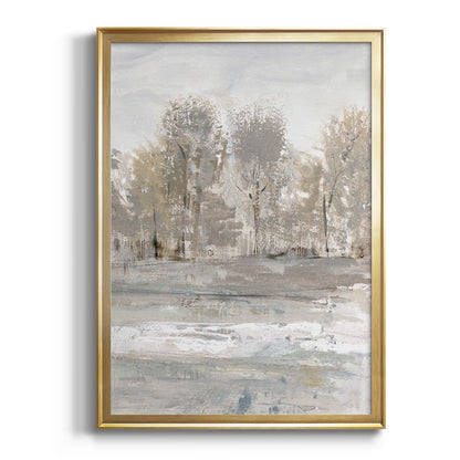 Meadow's Edge I - Modern Framed Canvas Print