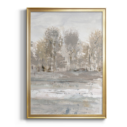 Meadow's Edge I - Modern Framed Canvas Print