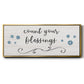 Count Blessings - Floater Framed Canvas Print