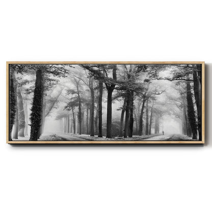 Turning Left Wasn't Right - Floater Framed Canvas Print