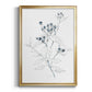 Indigo Sketch I - Modern Framed Canvas Print