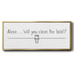 Alexa ... - Floater Framed Canvas Print