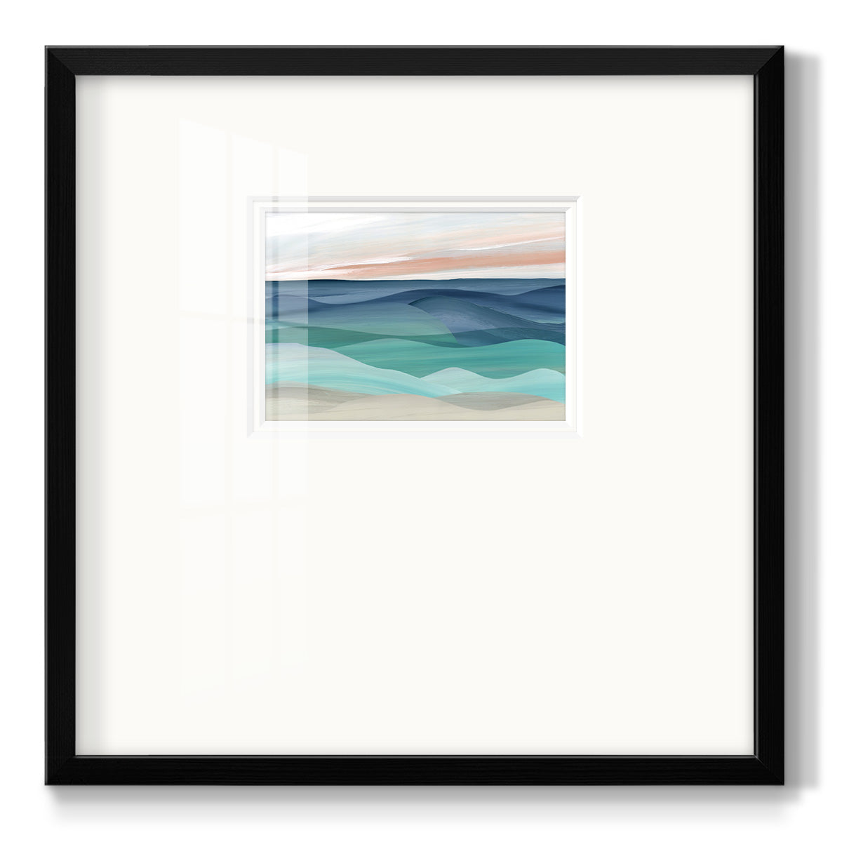 Shifting Seas - Double Matboard Framed Print
