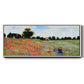 Poppies at Argenteuil - Floater Framed Canvas Print