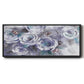 Iced Flowers - Floater Framed Canvas Print