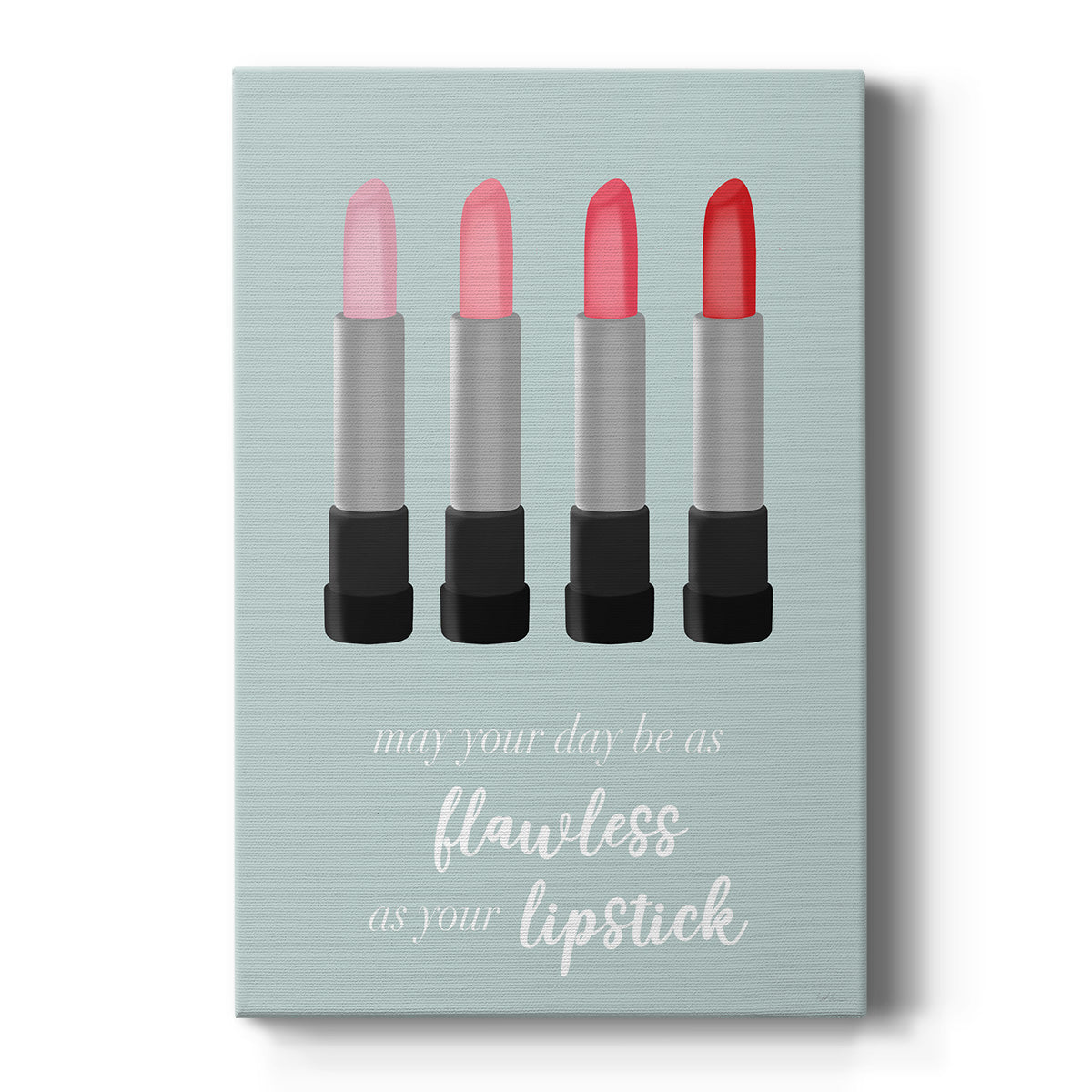 Flawless Lipstick Premium Gallery Wrapped Canvas - Ready to Hang