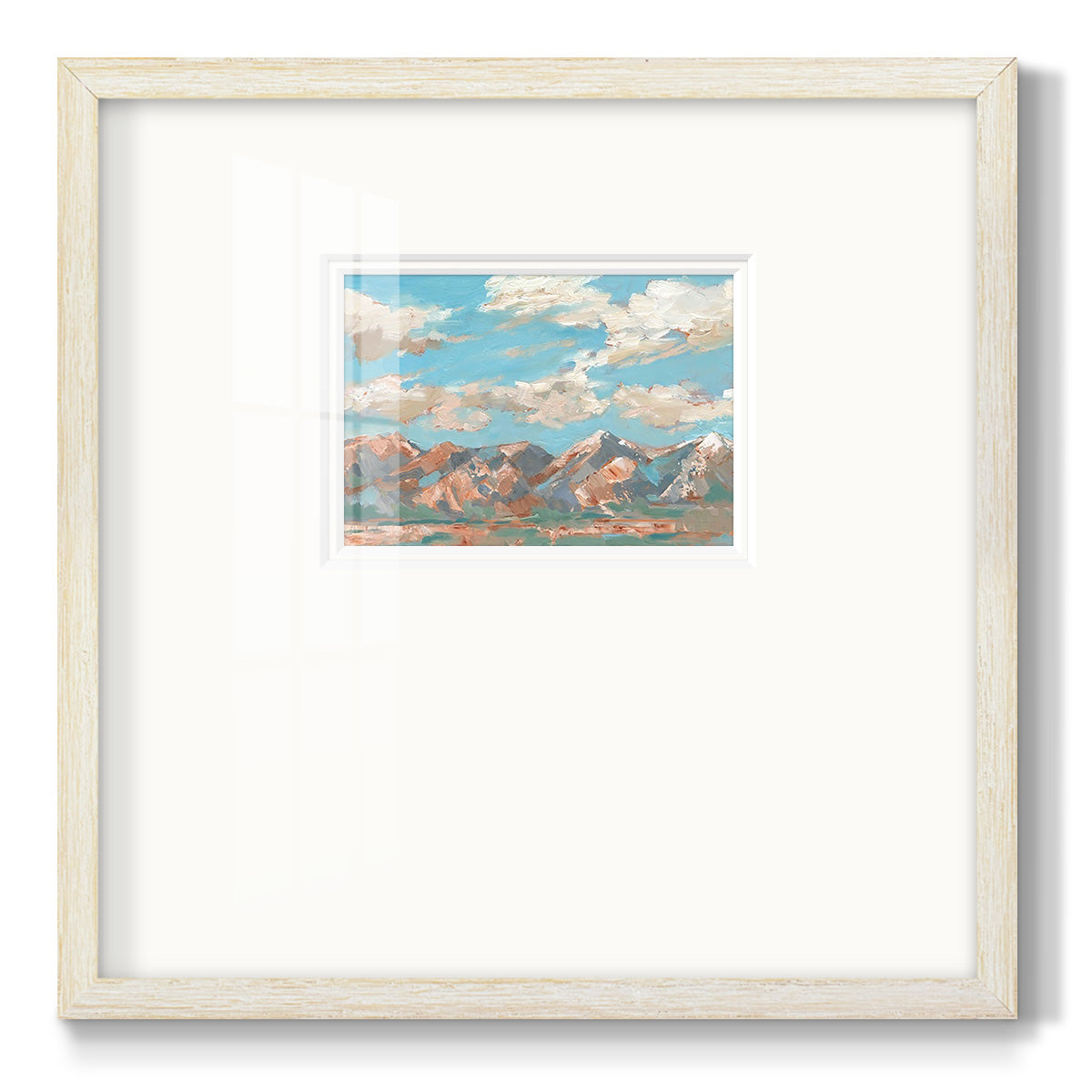 Pastel Western Vista I Premium Framed Print Double Matboard