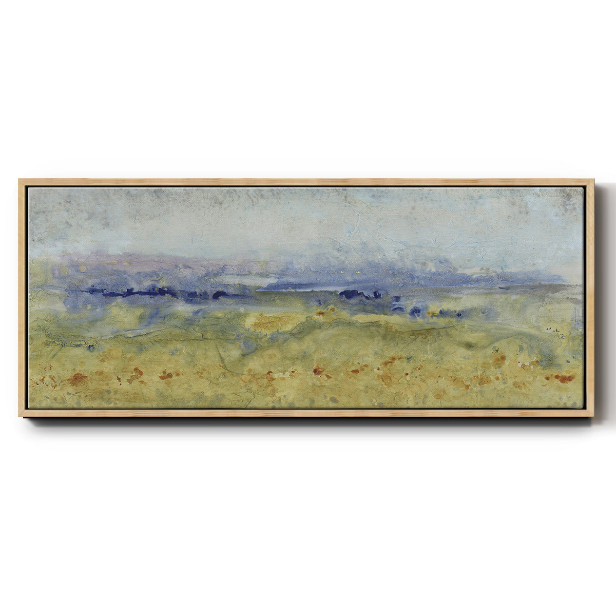 Open Terrain I - Floater Framed Canvas Print