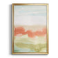 Blushing Sunrise I - Modern Framed Canvas Print