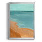 Out on the Sandbar II - Modern Framed Canvas Print