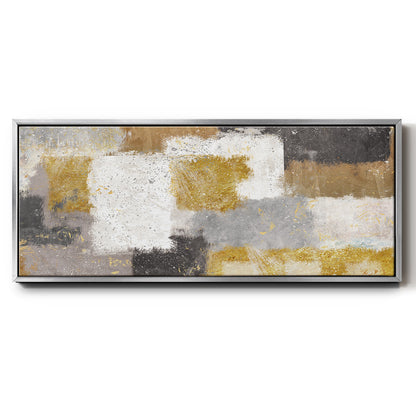 Neutrelle - Floater Framed Canvas Print