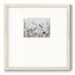 Bluebirds in Spring Premium Framed Print Double Matboard