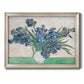 Irises II - Ornate Framed Canvas Print