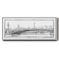 Pont Alexandre III - Floater Framed Canvas Print