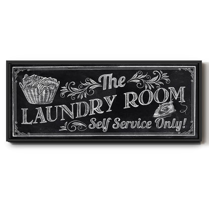 Self Service - Floater Framed Canvas Print