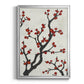 Red Berry Branch I - Modern Framed Canvas Print