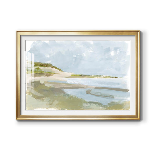 Sea Cove Impression II - Modern Framed Art Print