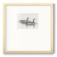 Geese Study I - Double Matboard Framed Print