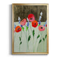 Poppy Party - Modern Framed Canvas Print