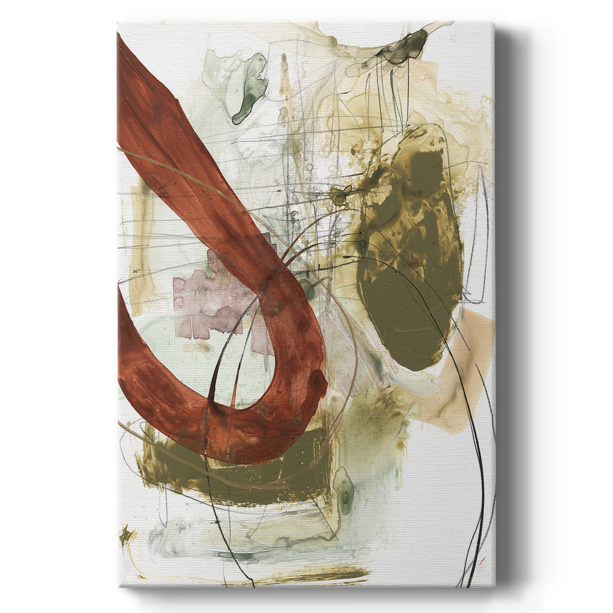 Rusted Loops I Premium Gallery Wrapped Canvas - Ready to Hang