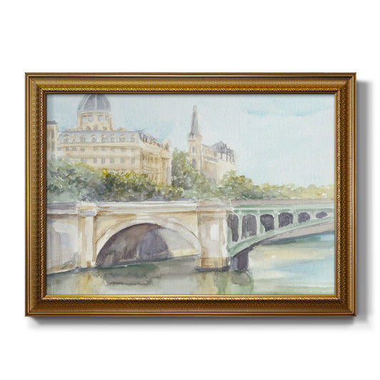 French Bridge Study IV - Ornate Framed Canvas Print