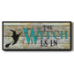 The Witch is in - Floater Framed Canvas Print