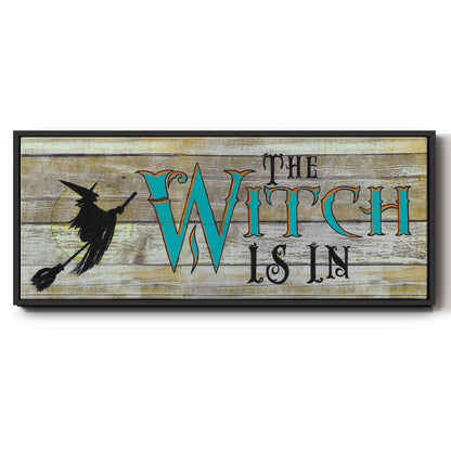 The Witch is in - Floater Framed Canvas Print