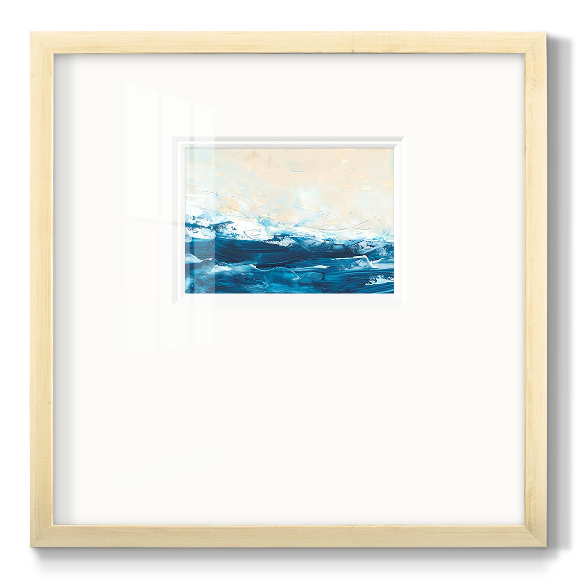 Wave after Wave III Premium Framed Print Double Matboard