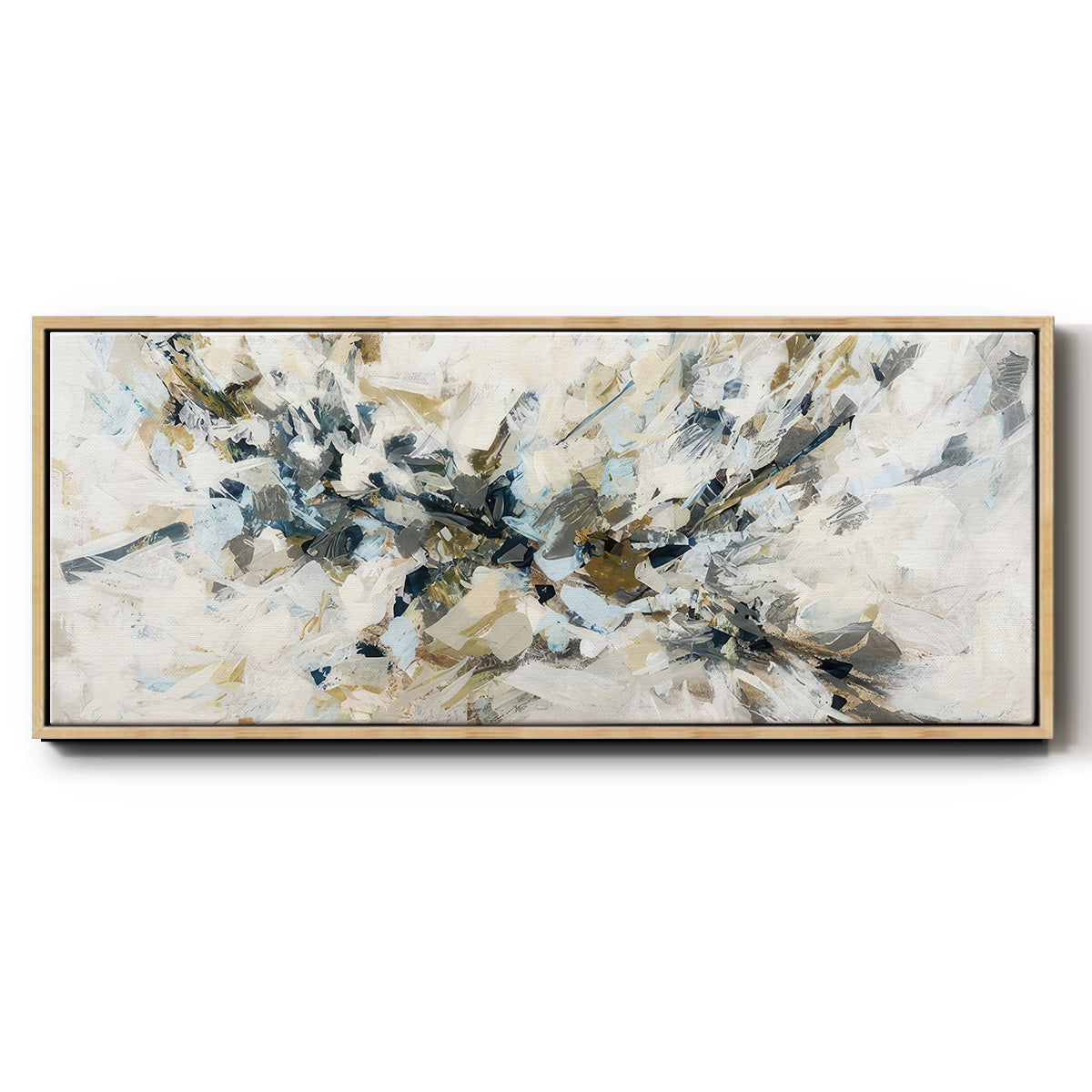 Rising Falcon - Floater Framed Canvas Print