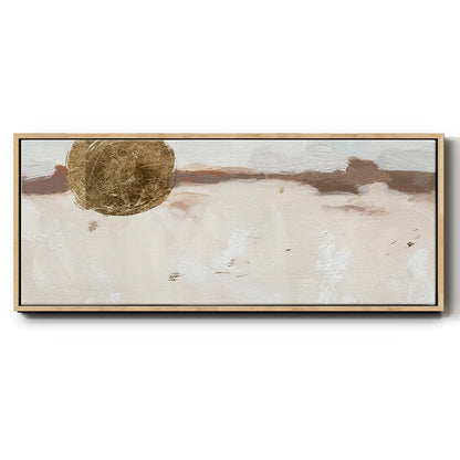 Winter Medallion IV - Floater Framed Canvas Print