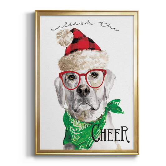 Unleash the Cheer - Modern Framed Canvas Print