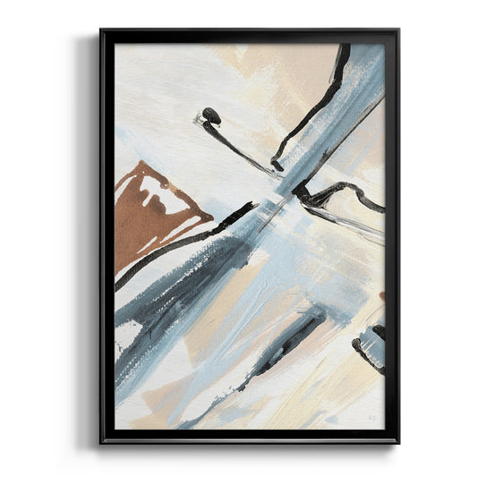 Dancing Wind Revisit I - Modern Framed Canvas Print