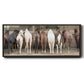 Haystack Happy - Floater Framed Canvas Print