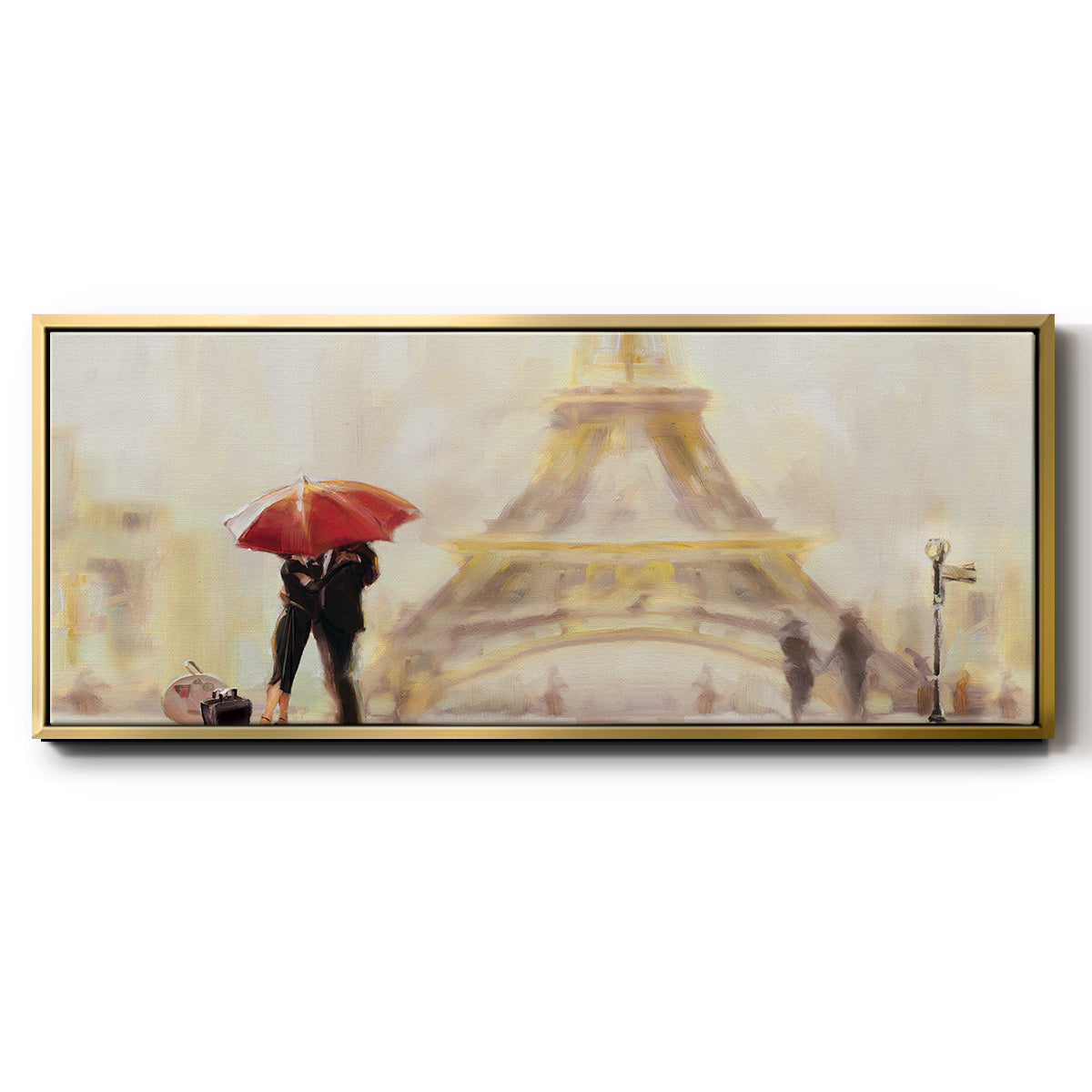 Paris Moment - Floater Framed Canvas Print