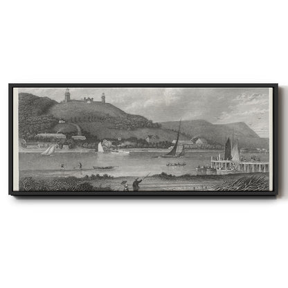 The Highlands of the Neversink - Floater Framed Canvas Print