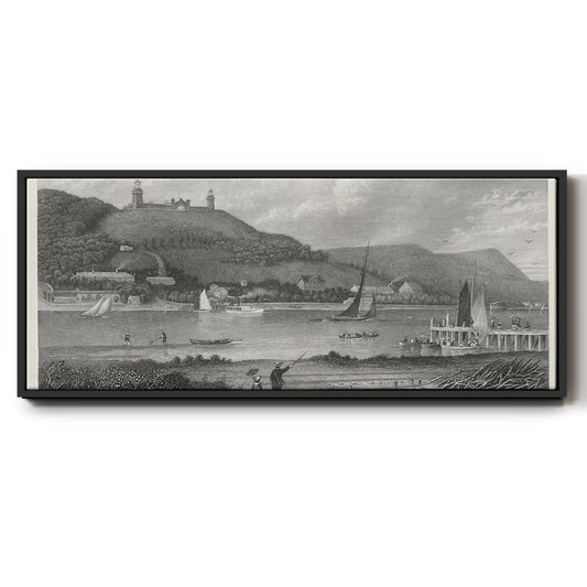 The Highlands of the Neversink - Floater Framed Canvas Print