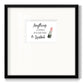 Hard Work and Lipstick - Double Matboard Framed Print