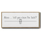 Alexa ... - Floater Framed Canvas Print