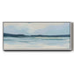 Cream Coastline I - Floater Framed Canvas Print